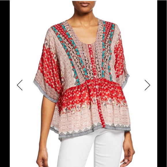 johnny was zado button down top